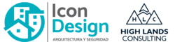 Logo Icon Design Arquitectura y Seguridad